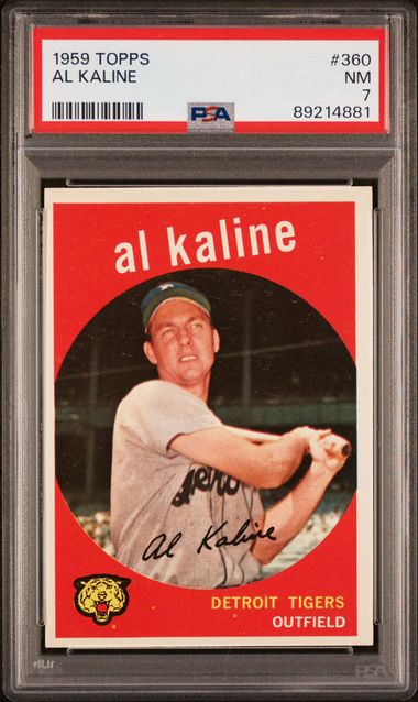Al Kaline 1959 Topps #360 PSA 7