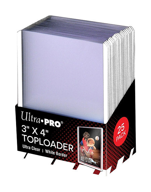 Ultra Pro 3x4 White Toploader