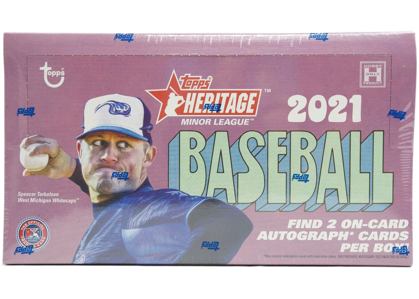 2021 Topps Heritage Minor League Baseball Hobby Box
