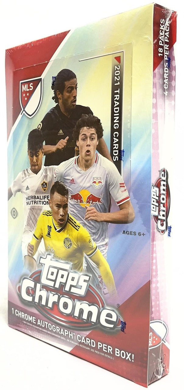 2021 Topps Soccer MLS Chrome Hobby Box
