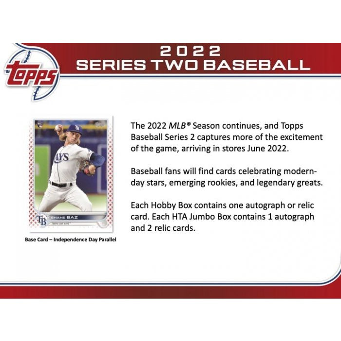 2022 Topps Series 2 Jumbo Box Baseball