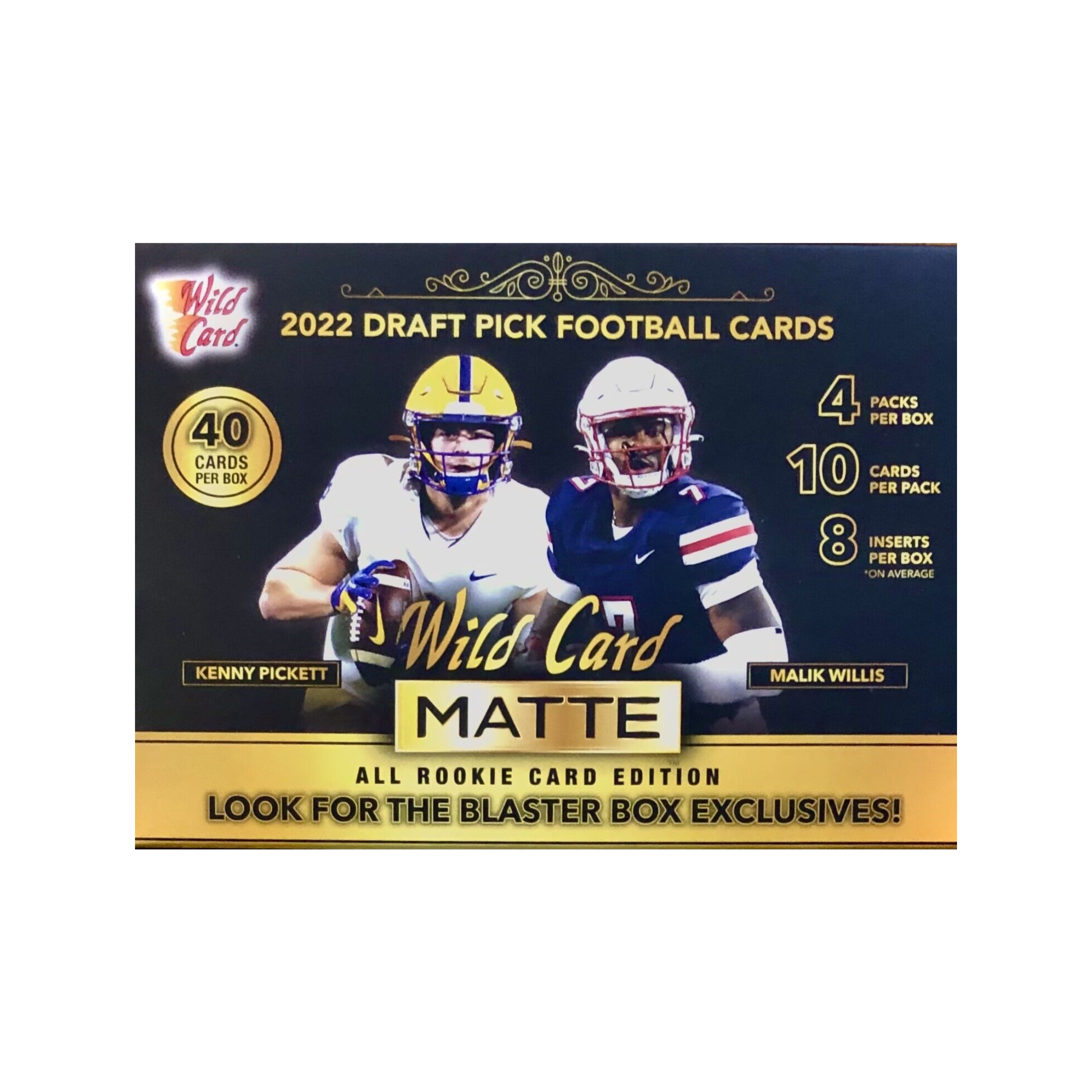 2022 Wild Card Matter Draft Picks Football Blaster Box