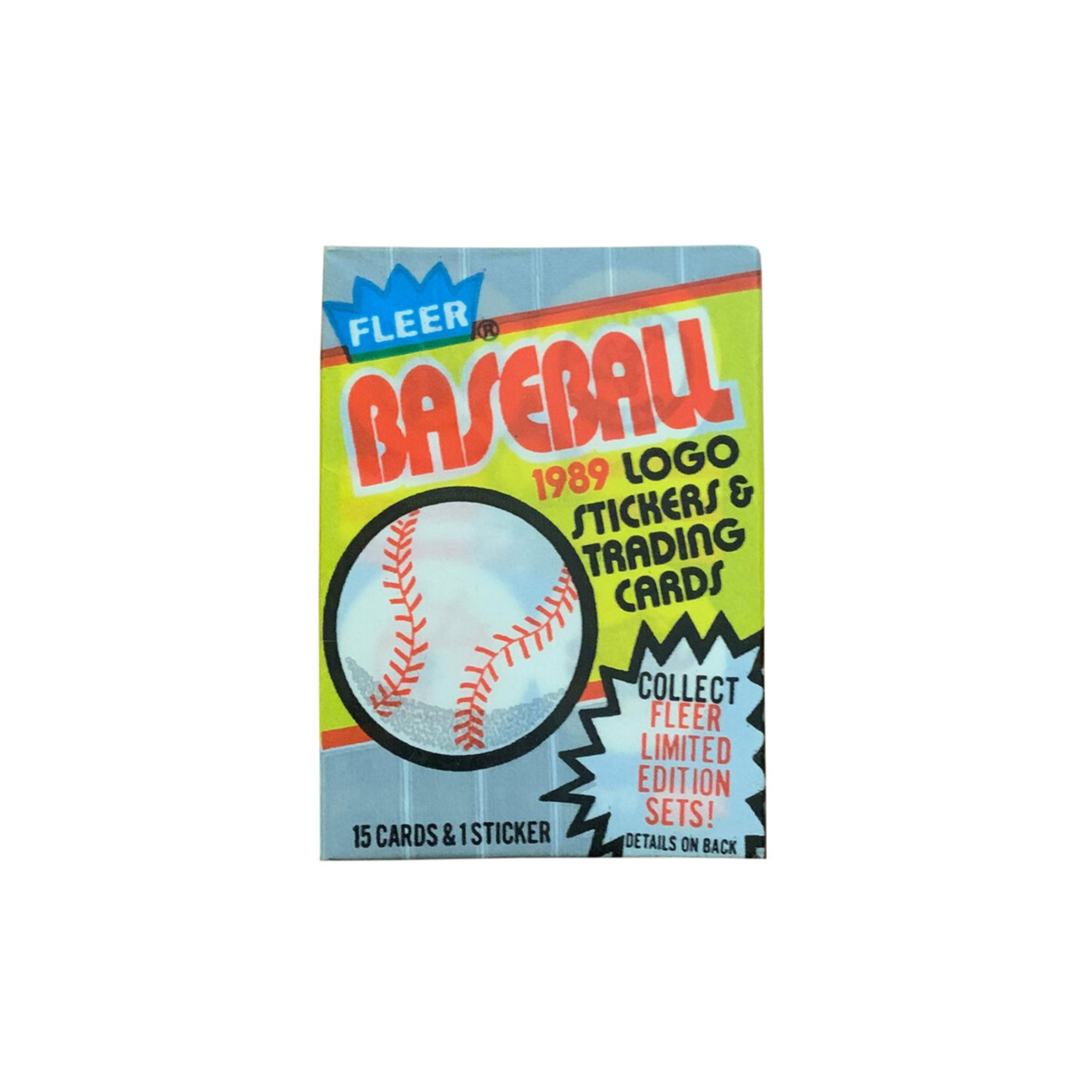 1989 Fleer Baseball Wax Pack