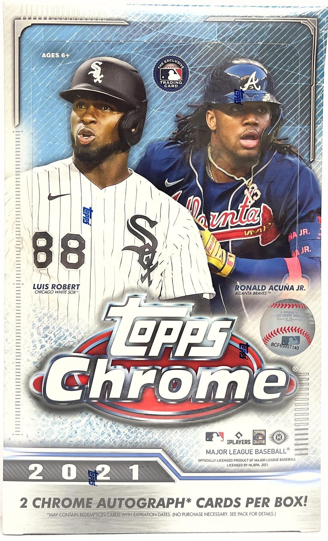 2021 Topps Baseball Chrome MLB Hobby Box