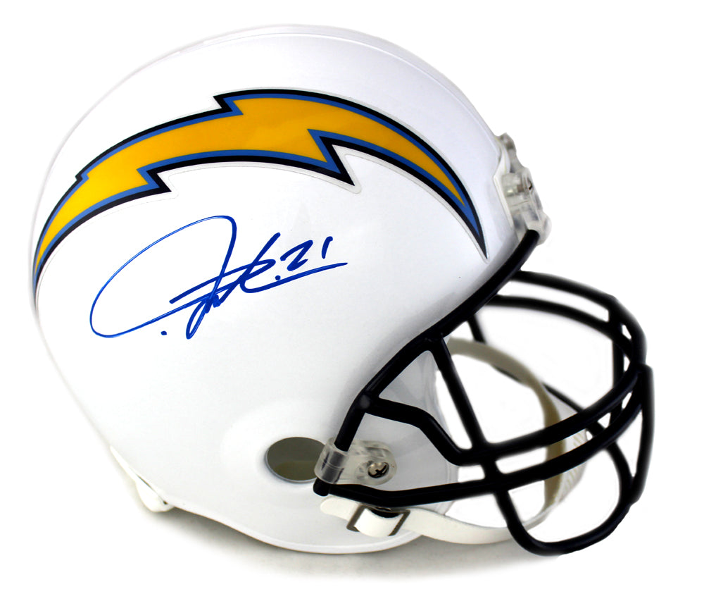 LADAINIAN TOMLINSON Signed Los Angeles Chargers Eclipse NFL Mini