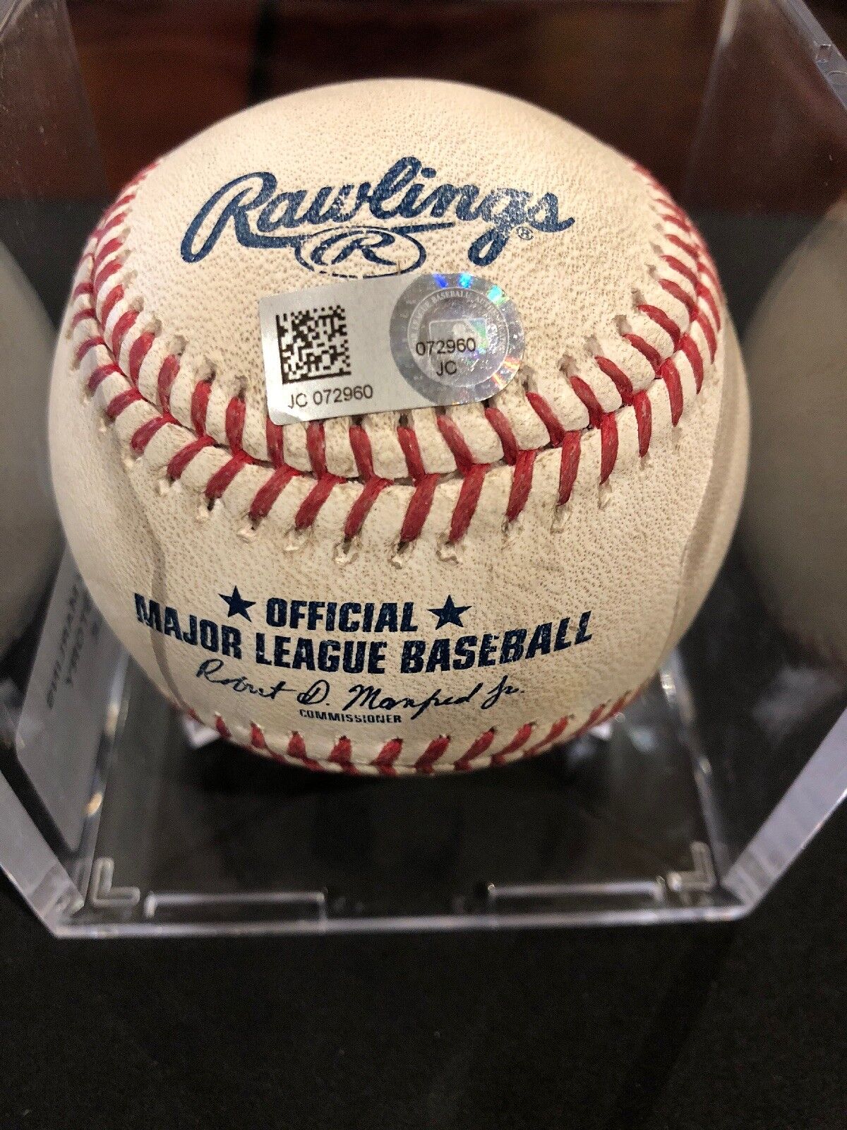 Trevor Story MLB Game Used Double 2 Rbi's Baseball 9/27/17 Marlins vs Rockies