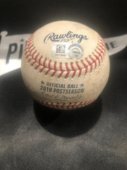 Stephen Strasburg MLB Game Used NLCS Strikeout #50 Baseball 10/14/19 Nationals
