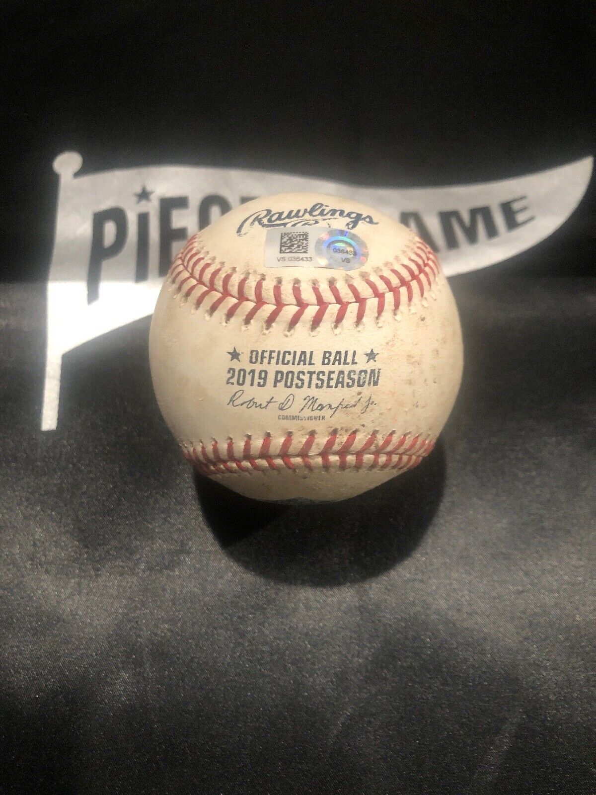 Stephen Strasburg MLB Game Used NLCS Strikeout #50 Baseball 10/14/19 Nationals