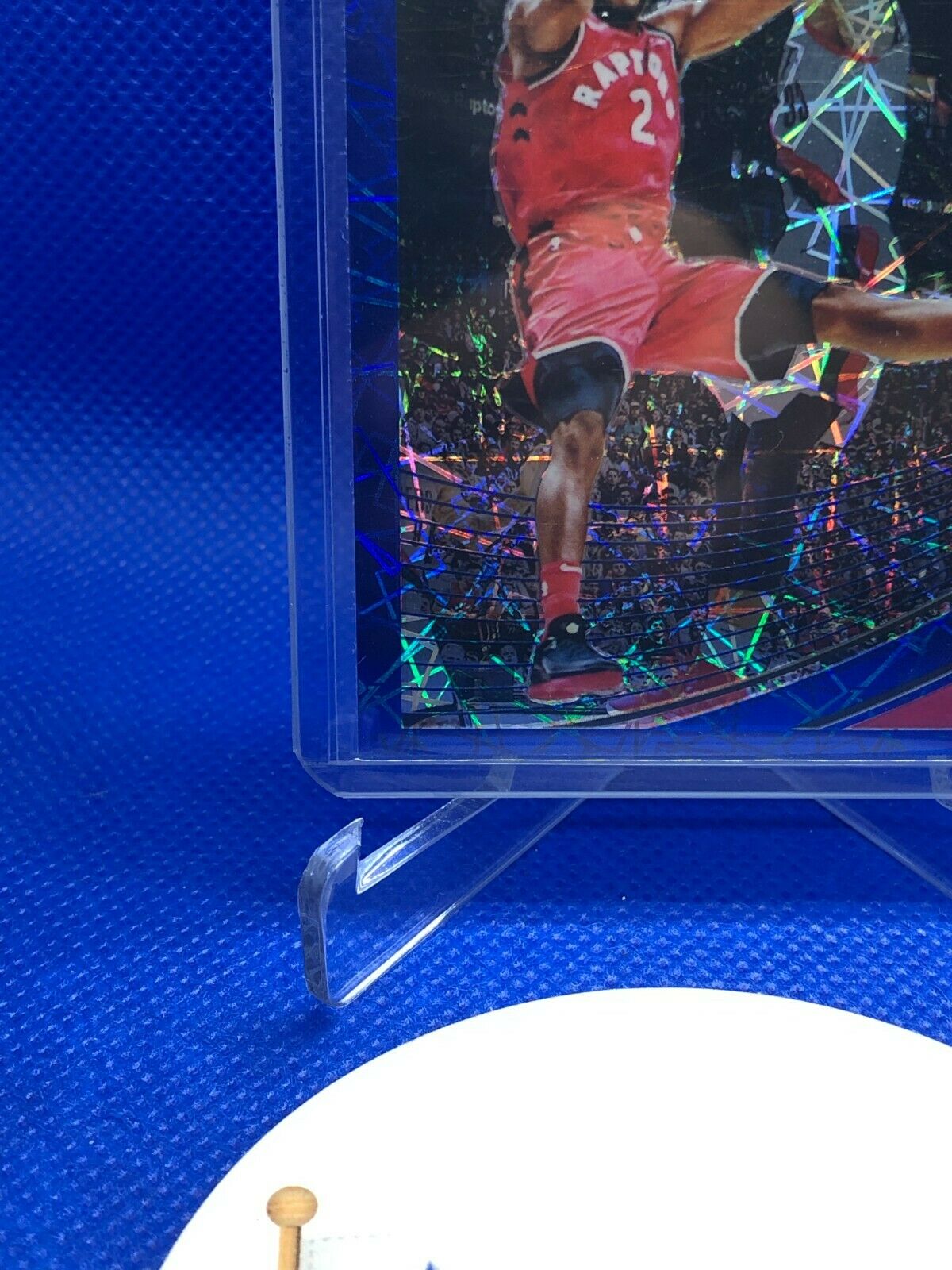 2018-19 DonRuss Optic Basketball Kawhi Leonard Blue Velocity Prizm #121