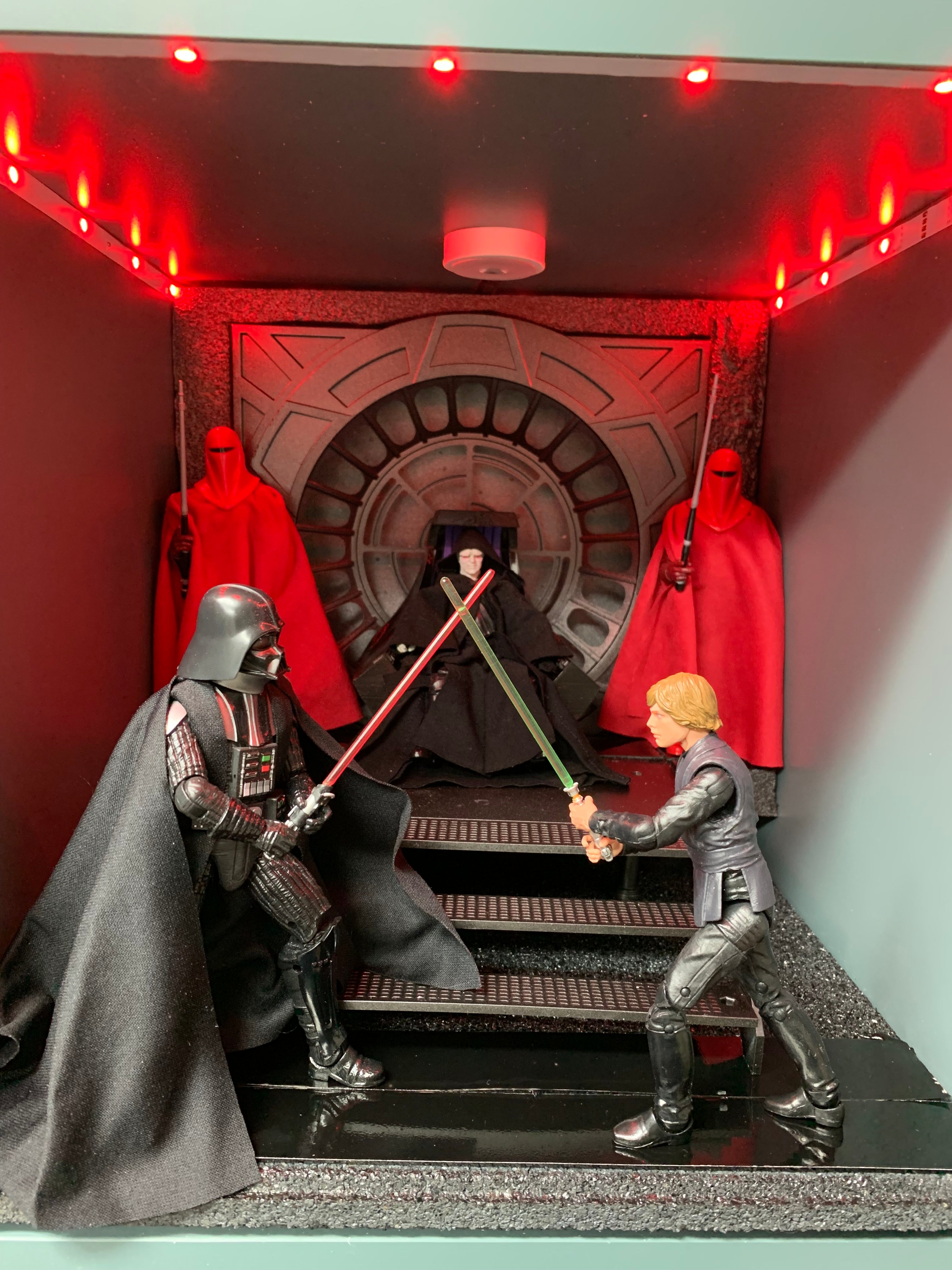 Star Wars Figure Art light up display
