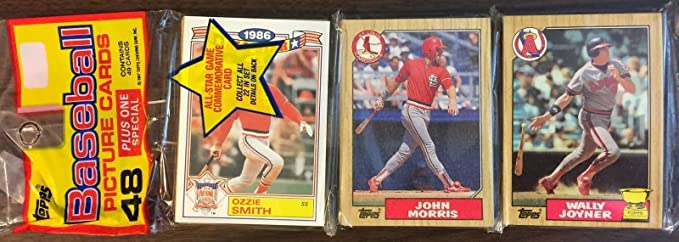 1987 Topps Baseball Rack Pack