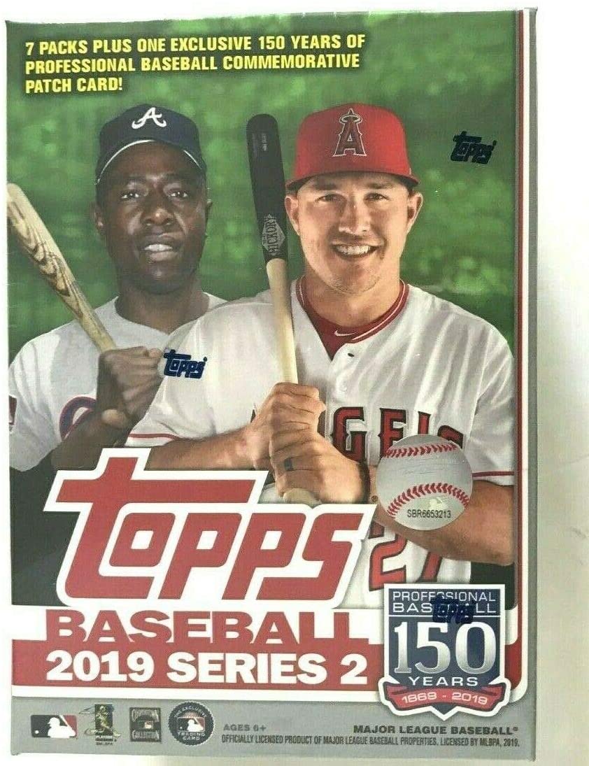 MLB Topps 2020 Baseball Sticker Collection Value Box (10 Packs