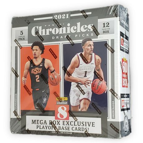 : 2021/22 Panini Chronicles Draft Picks Basketball EXCLUSIVE  Factory Sealed MEGA Box with 60 Cards Including (8) EXCLUSIVE PLAYOFF  Cards! Look for Rookies & Autos of Top 2021 NBA ROOKIES! WOWZZER! : Sports  & Outdoors