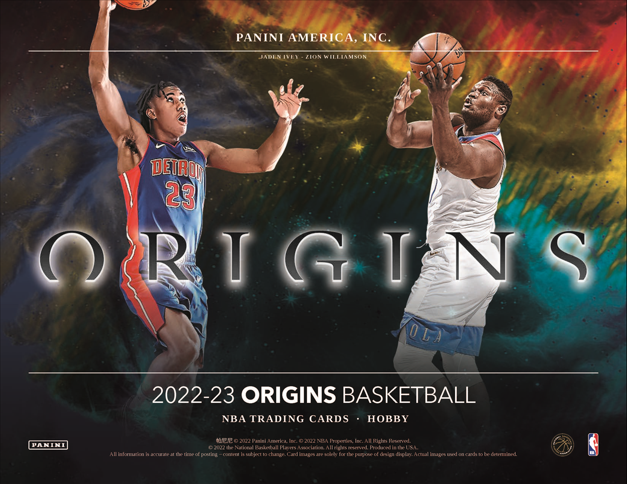 2022-23 Panini Origins Basketball Hobby Box