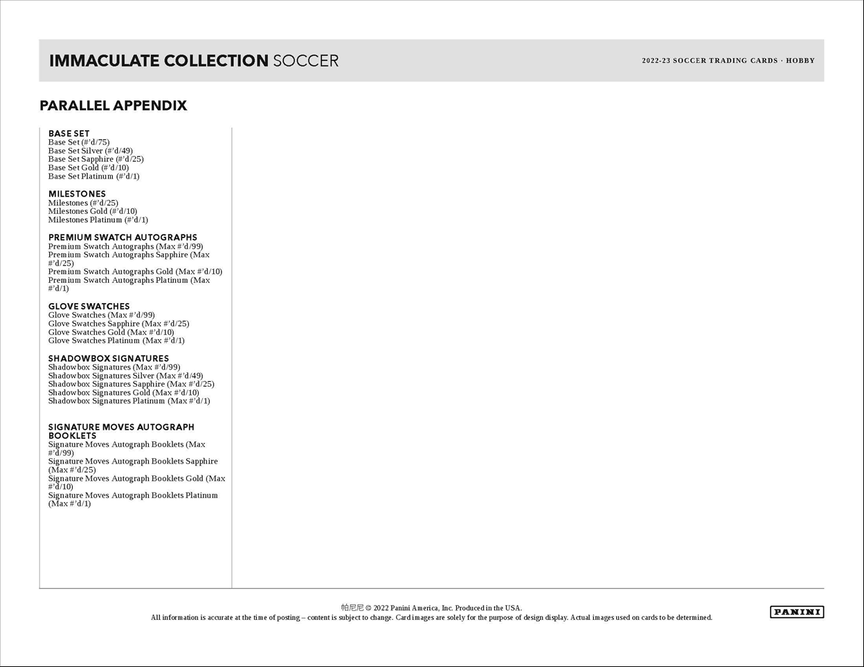 2022 Panini Immaculate Soccer Hobby 6 Box Case