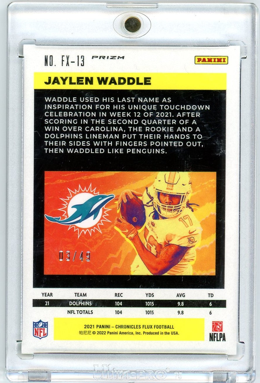 Jaylen Waddle 2021 Panini Flux 03/49 RC #FX-13