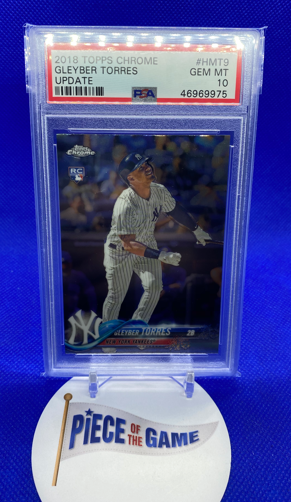 2018 Topps Chrome Update Gleyber Torres PSA 10
