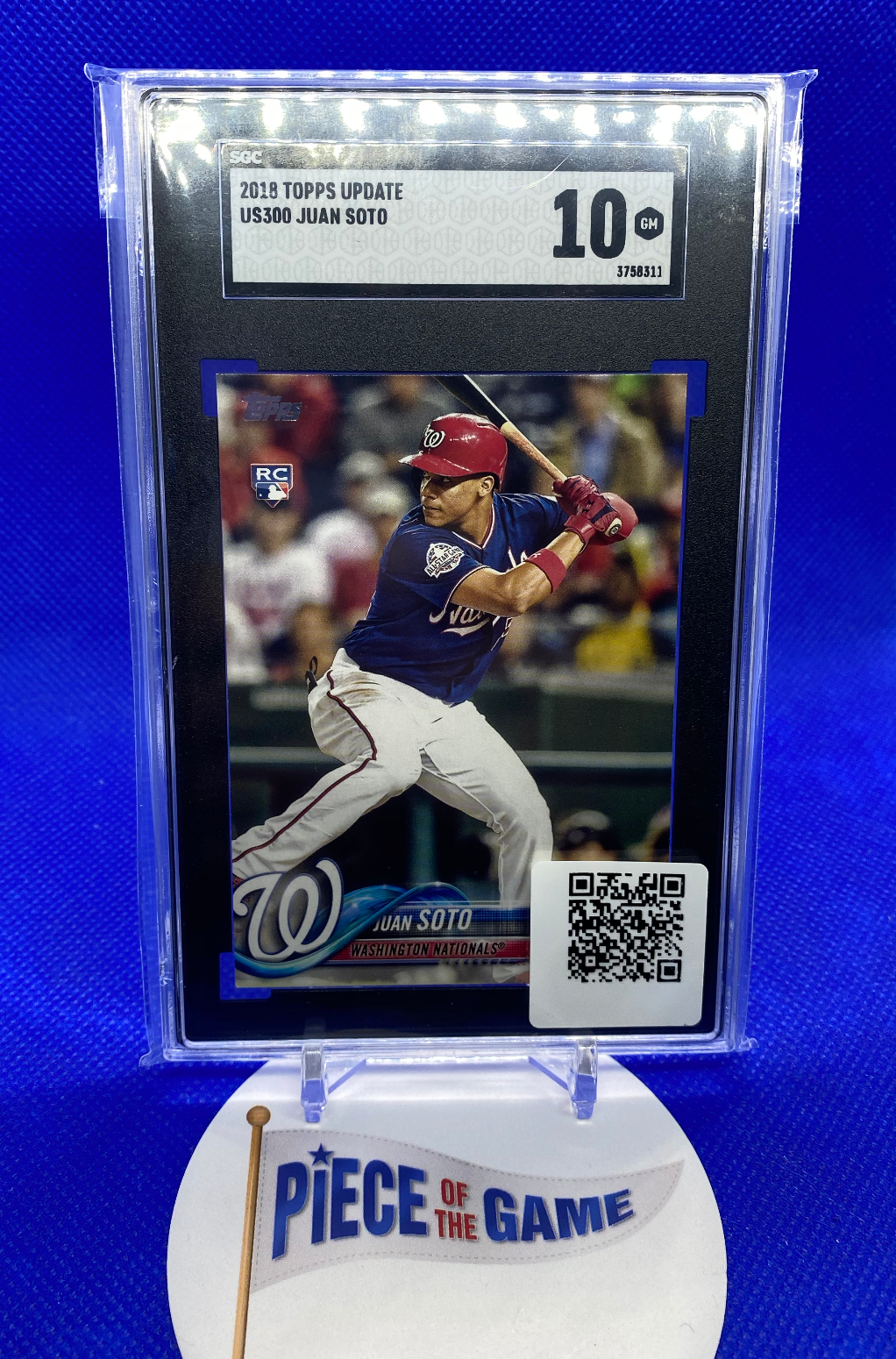 2018 Topps Update Juan Soto SGC 10 – Piece Of The Game