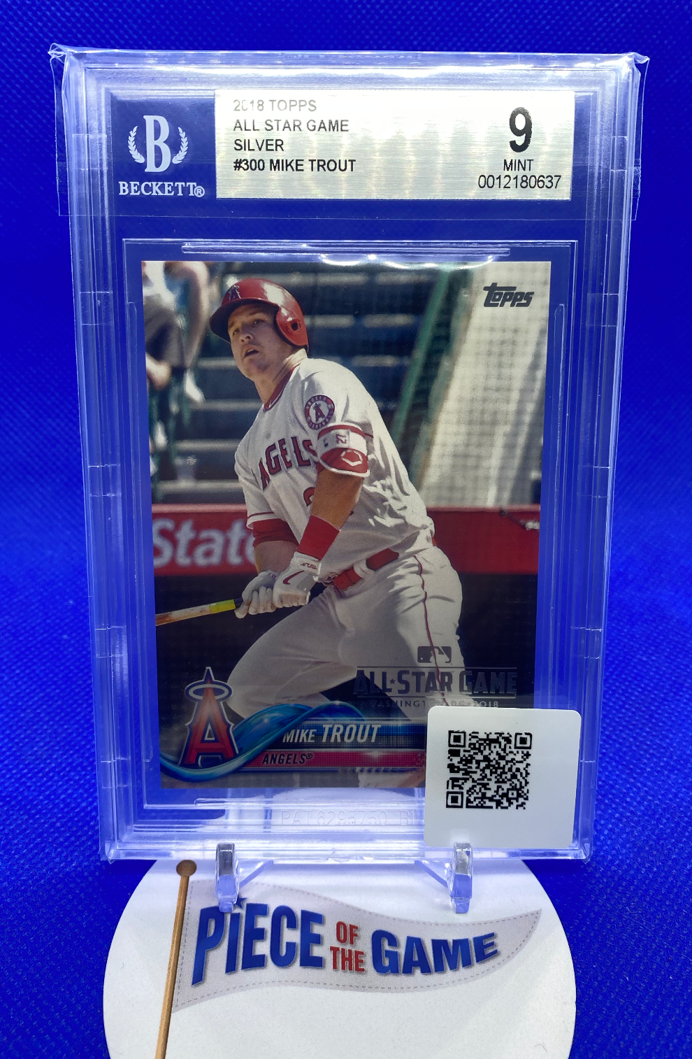 2020 Topps Dynasty Mike Trout Autograph Jersey Patch 6/10 BGS 