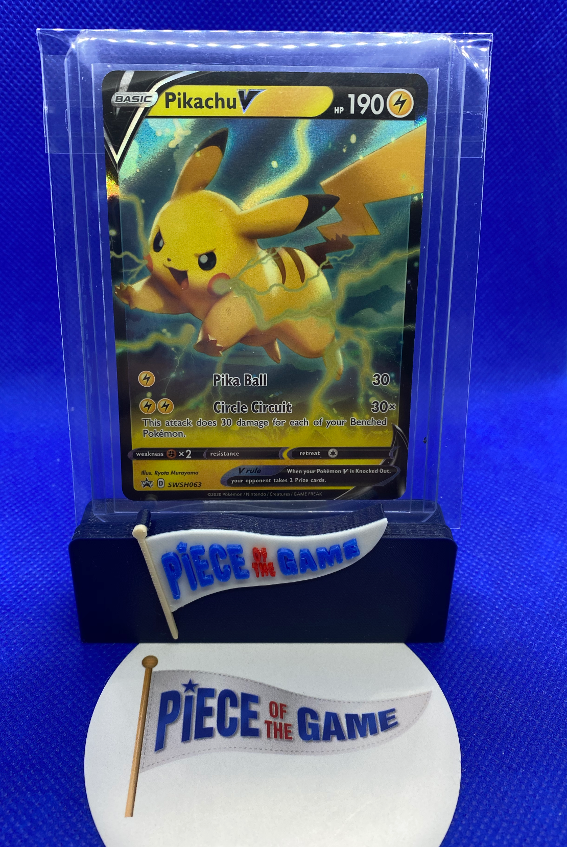 Pikachu V Sword and Shield Holofoil SWSH063