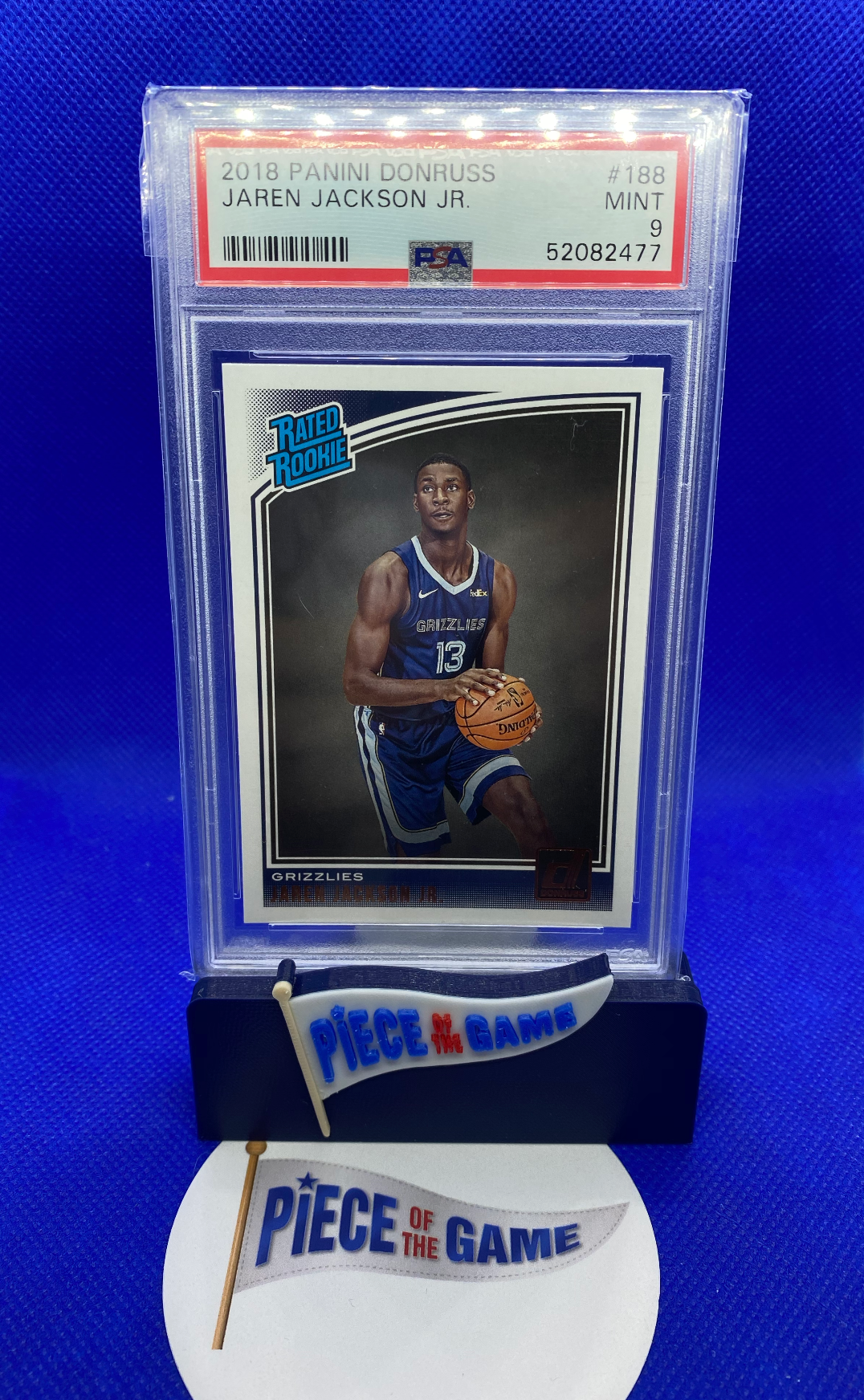 Jaren Jackson Jr. 2018 Panini Donruss PSA 9
