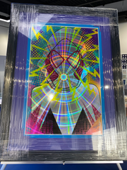 Spiderman Holo Print Spider-Gwen/Ghost-Spider suit 1/30 signed by McLain Mcguire