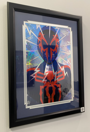 Spiderman Holo Print 2099 Miguel O'hara suit 1/30 signed by McLain Mcguire