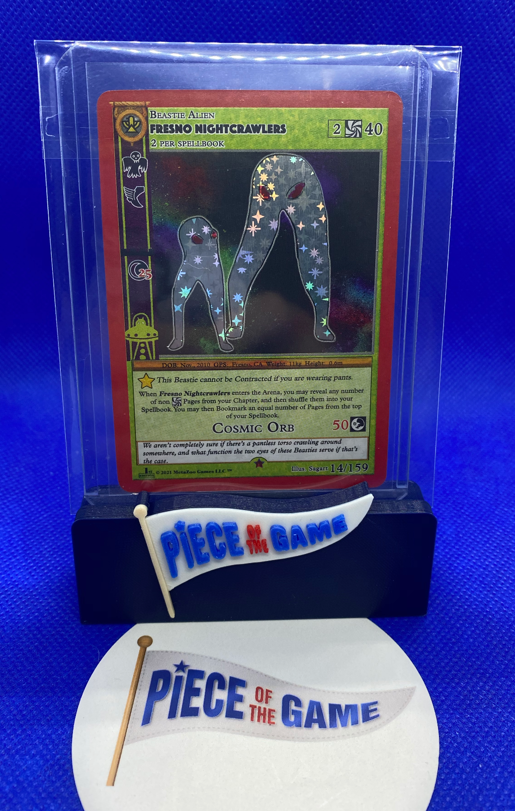 2021 1st Edition MetaZoo Fresno Nightcrawlers reverse holo 14/159