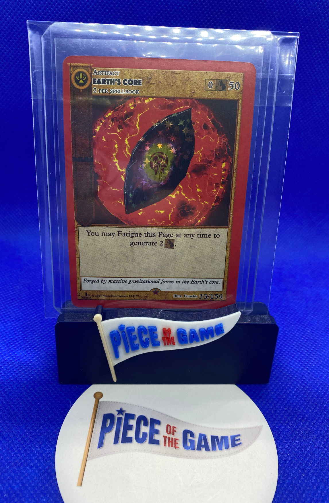 2021 1st Edition MetaZoo Earth's Core reverse holo 33/159