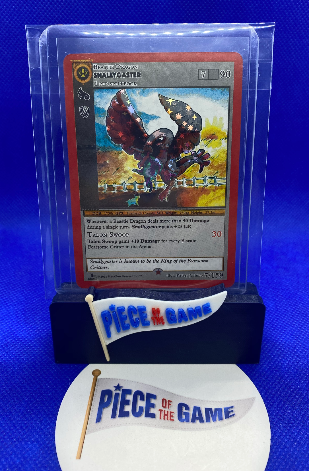 2021 1st Edition MetaZoo Snallygaster reverse holo 7/159