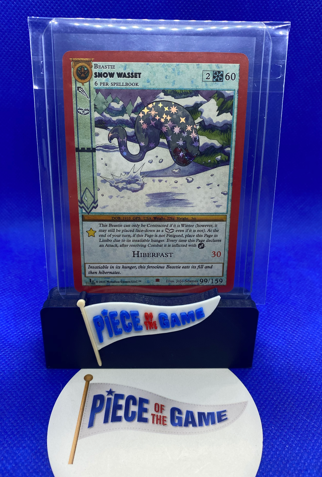 2021 1st Edition MetaZoo Snow Wasset reverse holo 99/159
