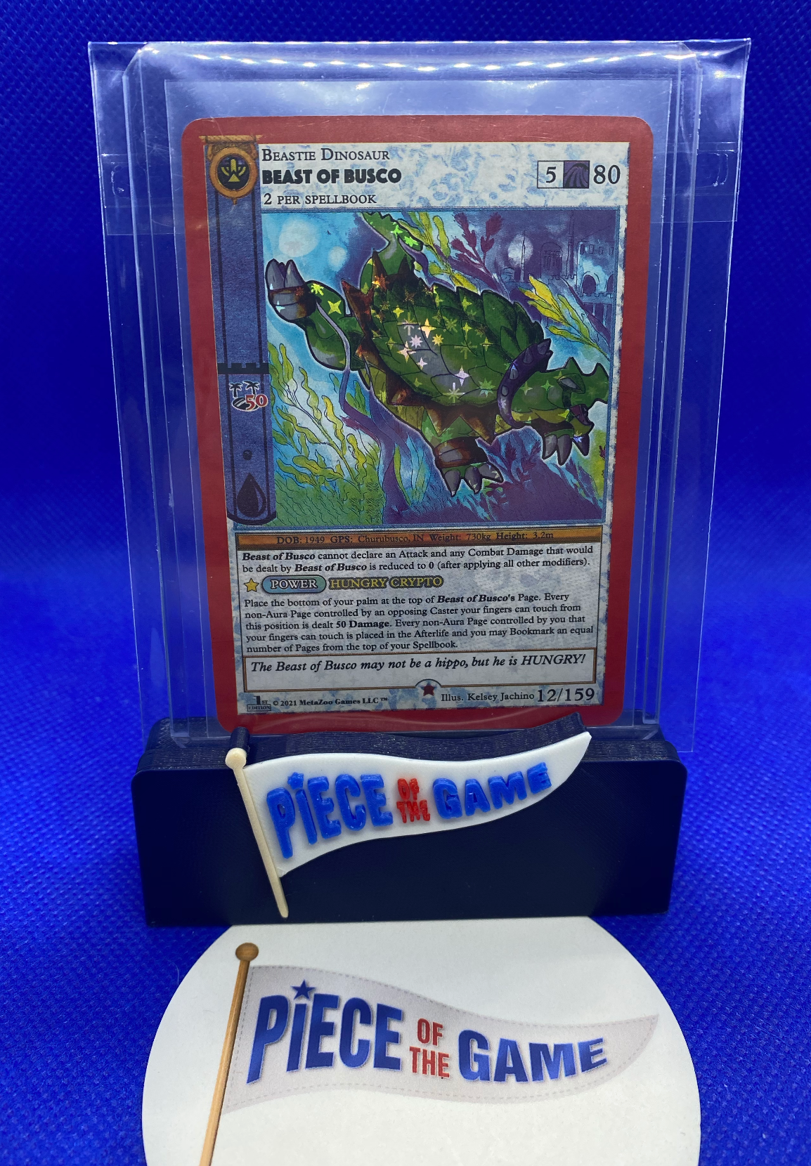 2021 1st Edition MetaZoo Beast of Busco reverse holo 12/159