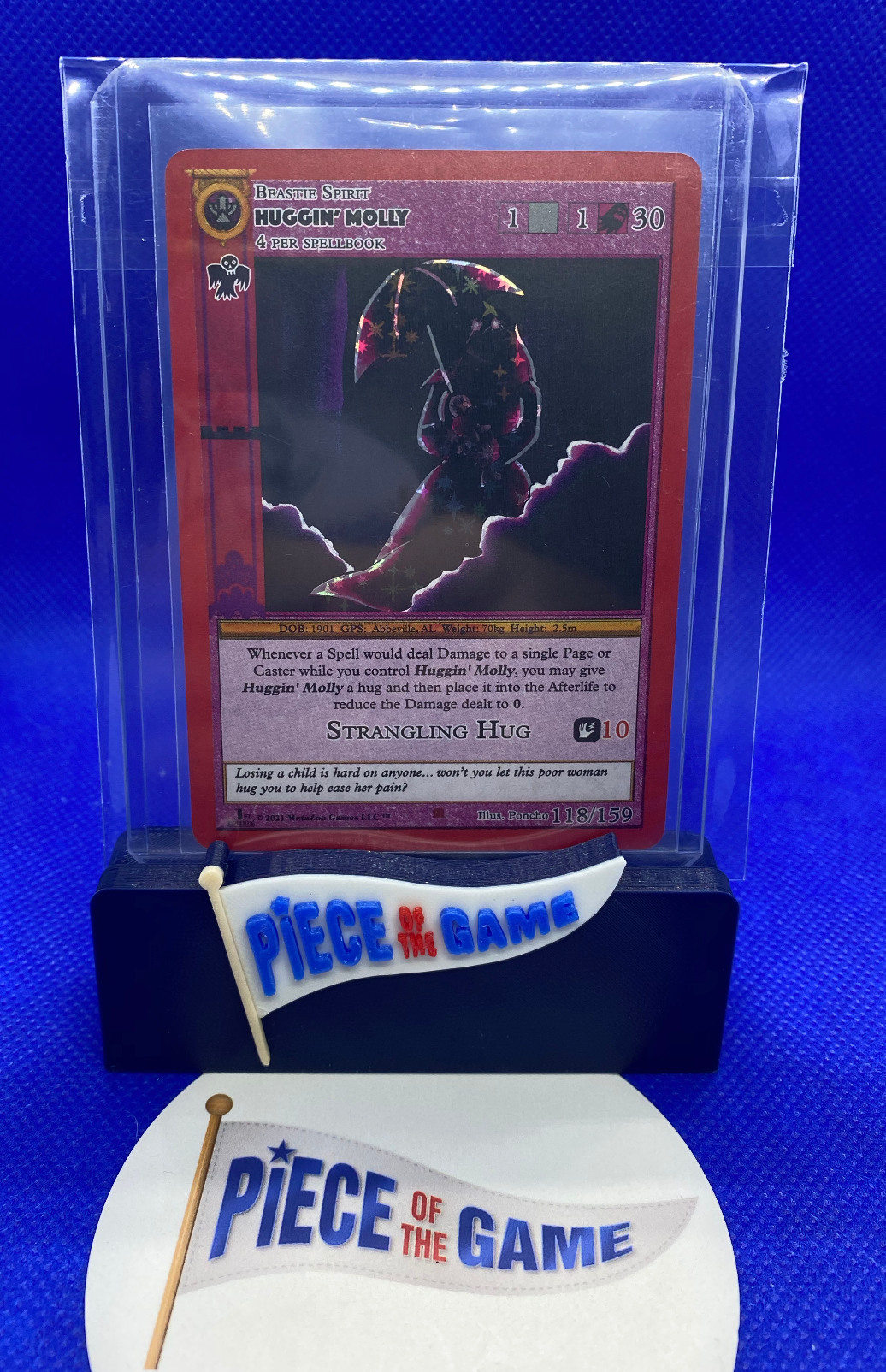 2021 1st Edition MetaZoo Huggin' Holly reverse holo 118/159