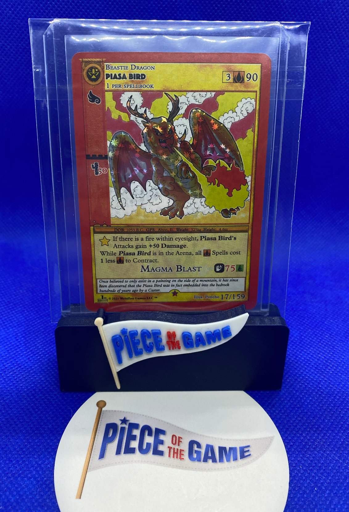 2021 1st Edition MetaZoo Piasa Bird reverse holo 17/159