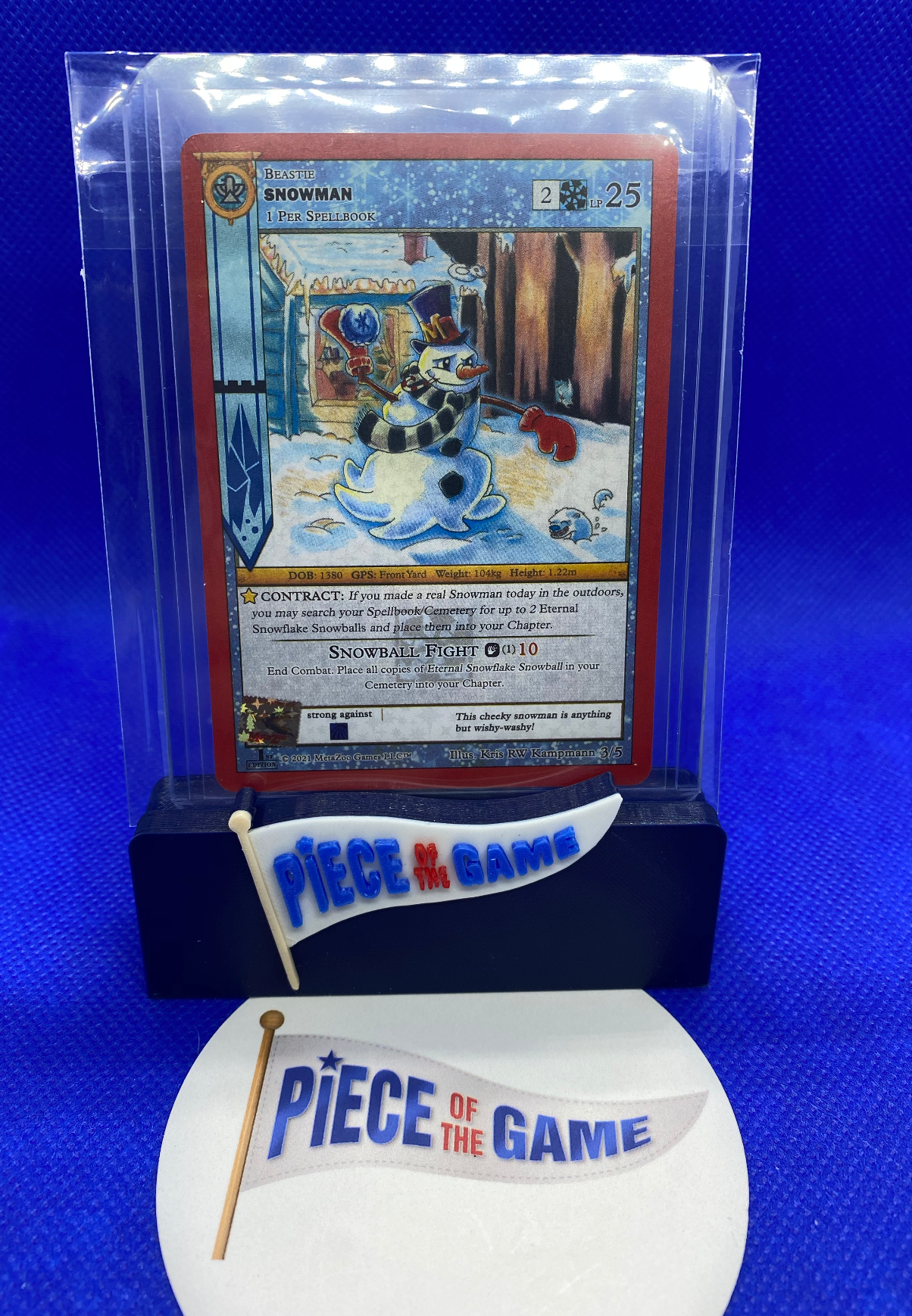 2021 1st Edition MetaZoo Snowman base 3/5