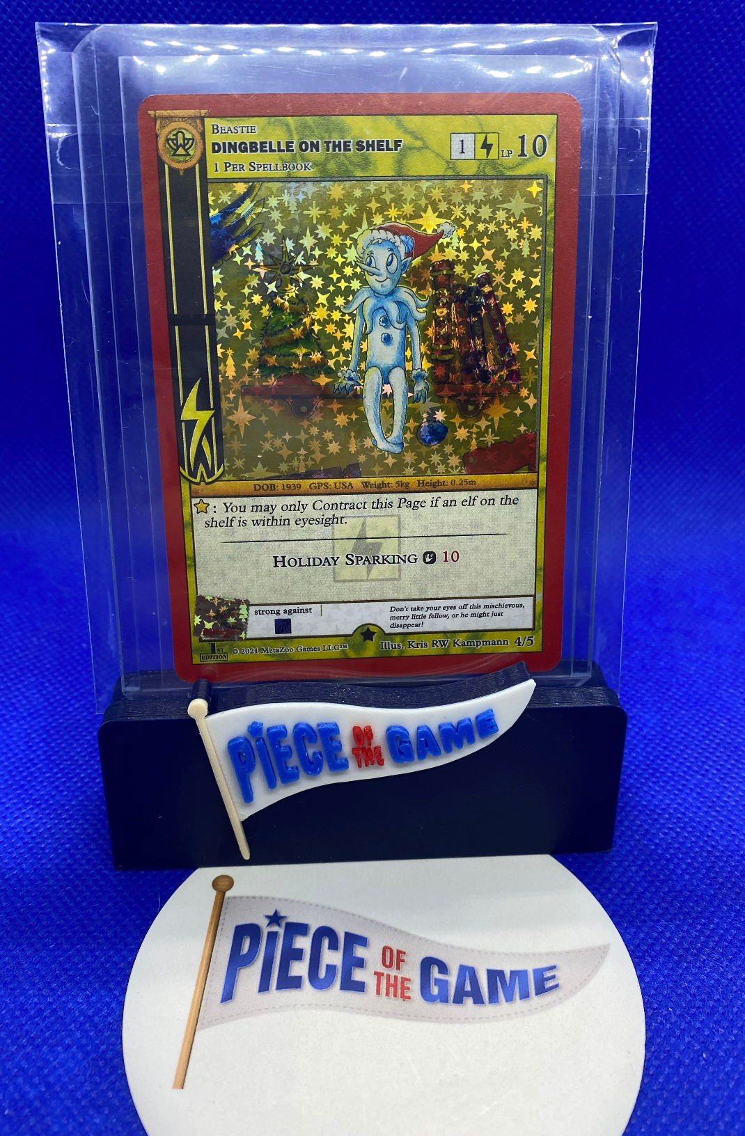 2021 1st Edition MetaZoo Dingbelle On The Shelf full holo 4/5