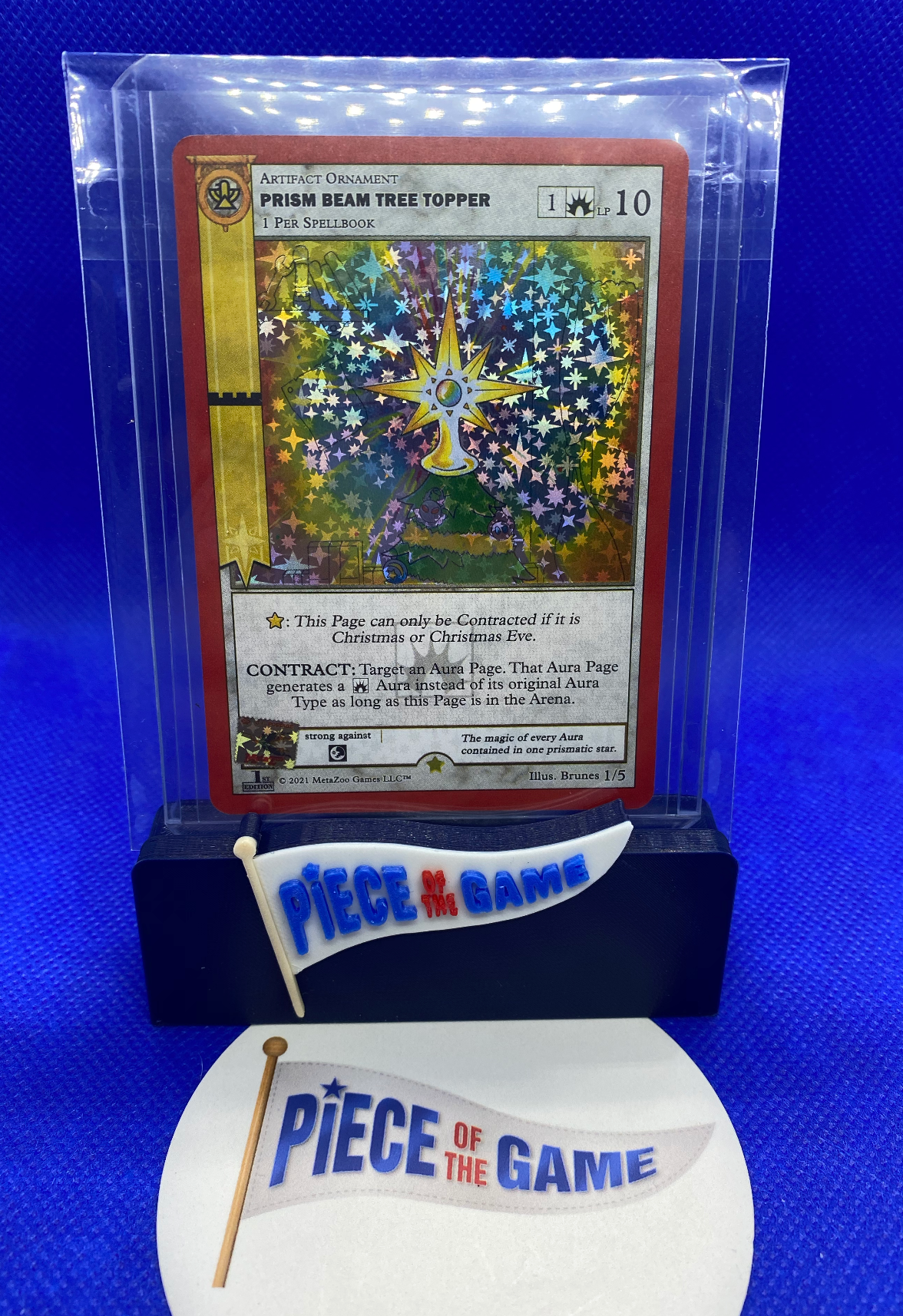 2021 1st Edition MetaZoo Prism Beam Tree Topper full holo 1/5