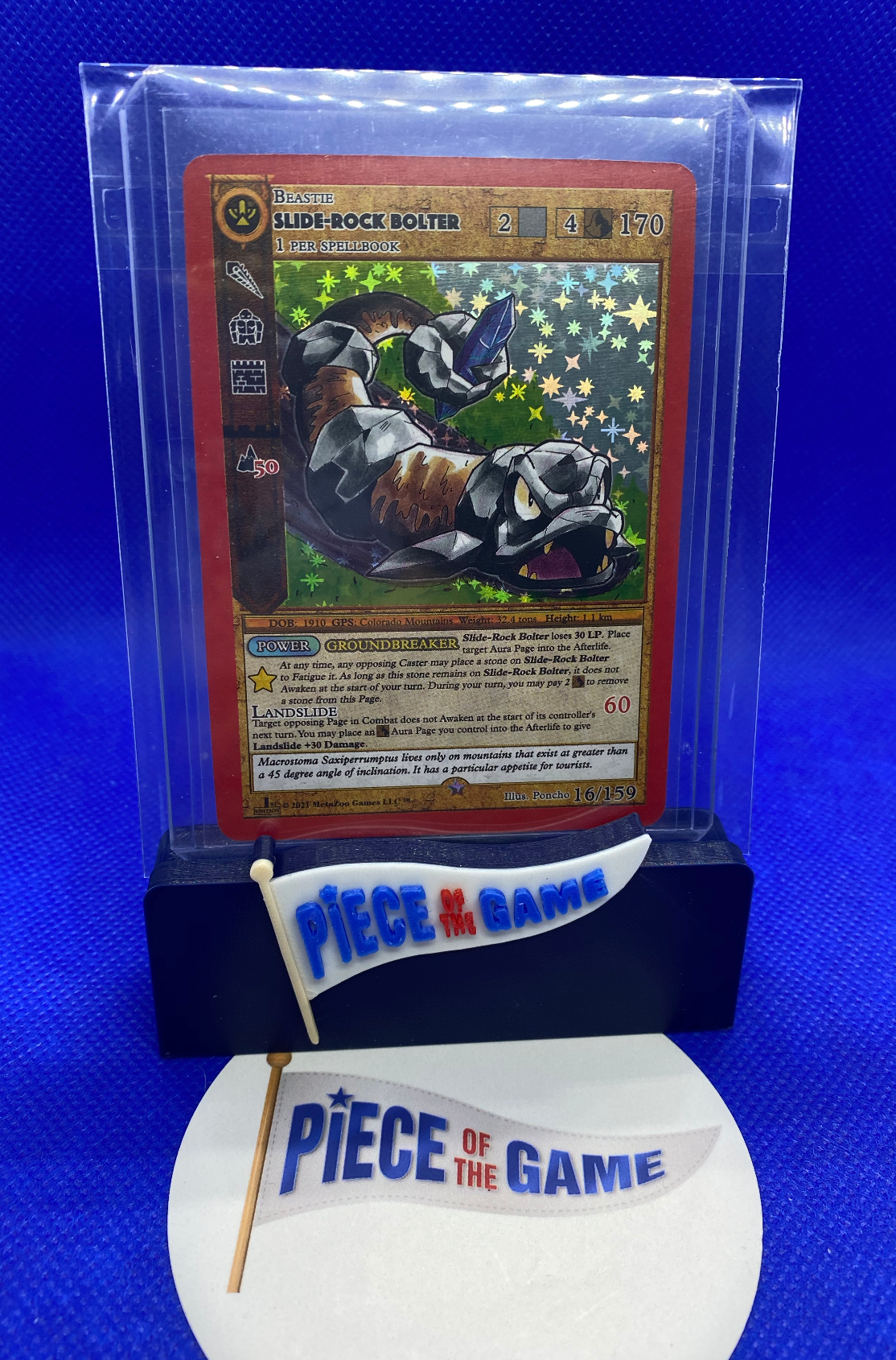 2021 1st Edition MetaZoo Slide-Rock Bolter full holo 16/159