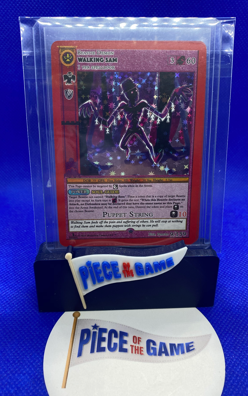 2021 1st Edition MetaZoo Walking Sam full holo 9/159