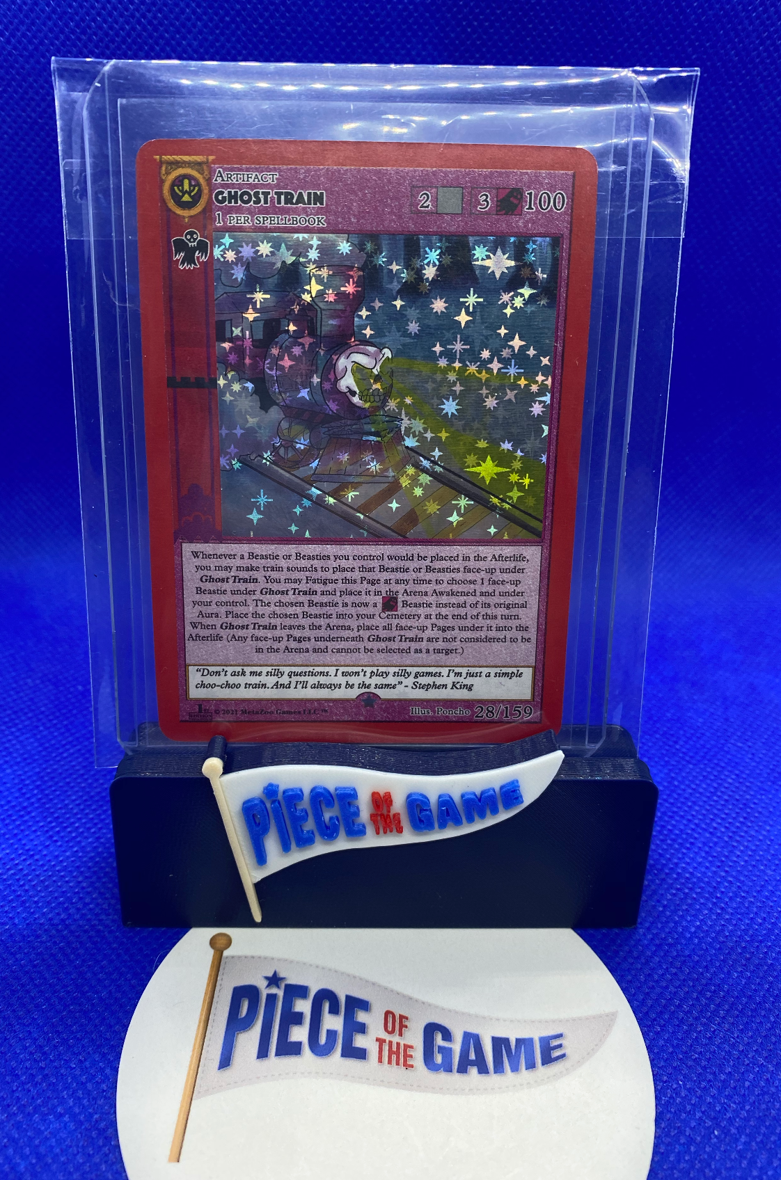 2021 1st Edition MetaZoo Ghost Train full holo 28/159