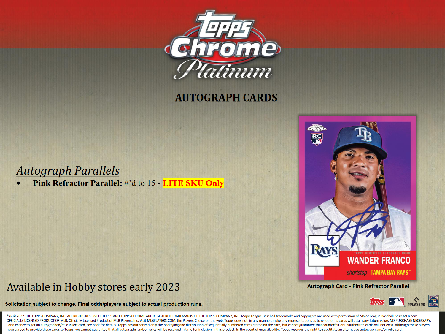 2022 Topps Chrome Platinum Anniversary Baseball Lite Box