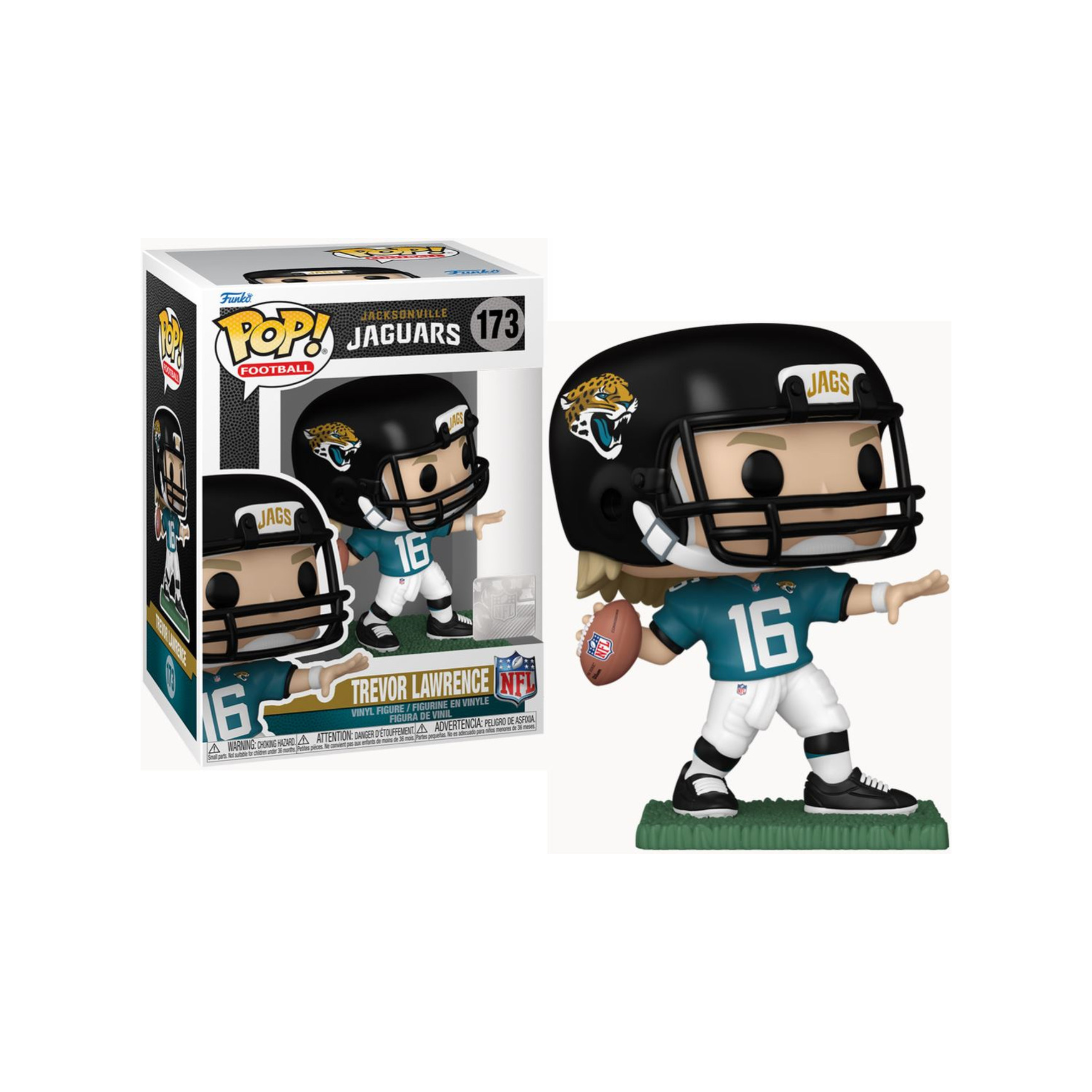 Trevor Lawrence 173 Funko Pop Jacksonville Jaguars NFL