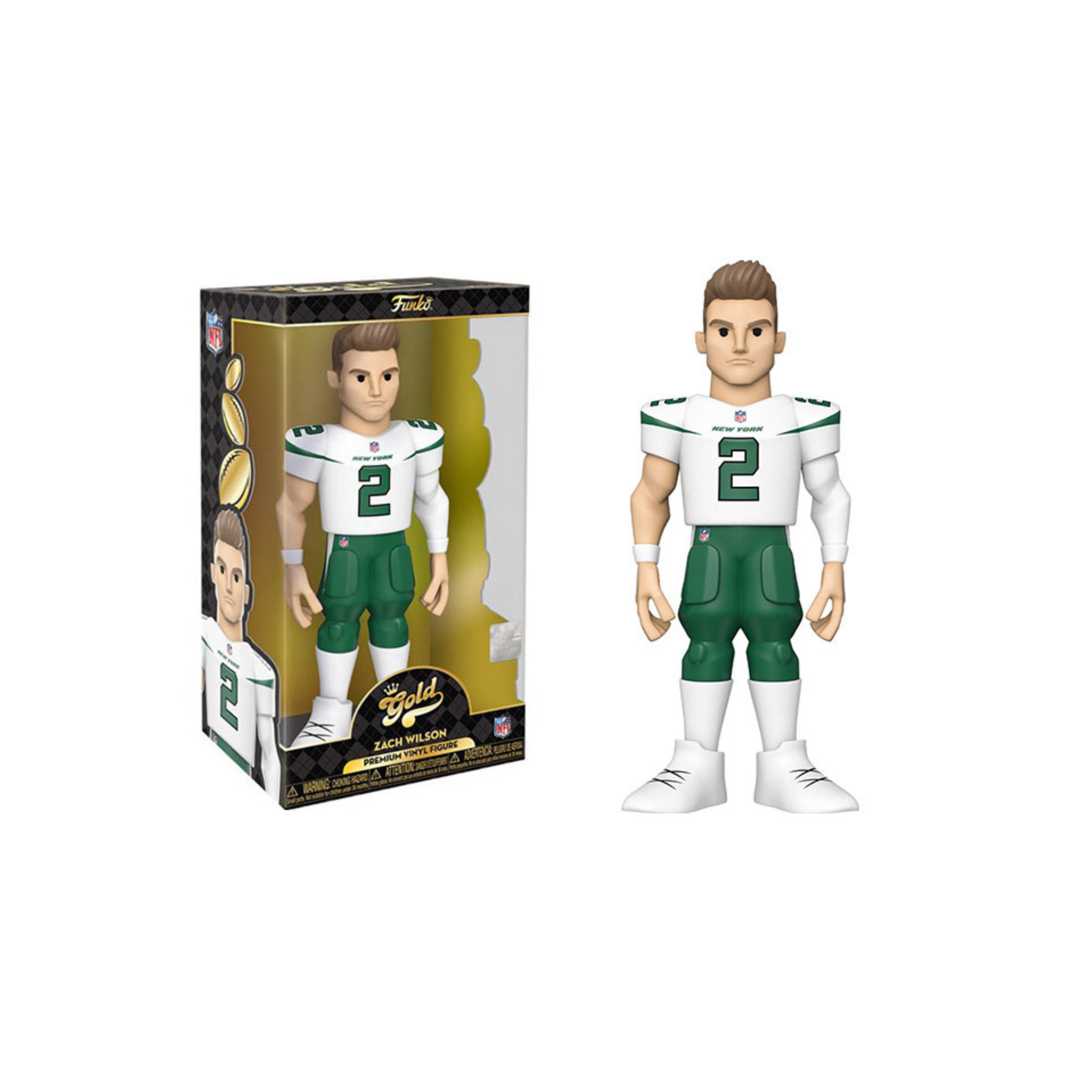 Zach Wilson (New York Jets) Funko Gold 12 NFL