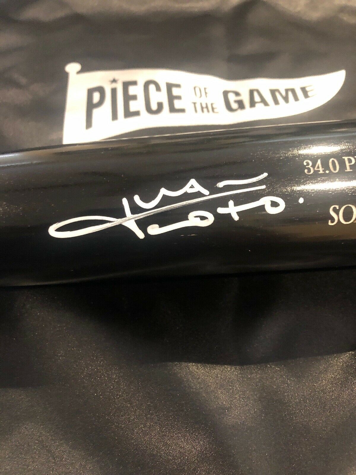 Juan Soto Autographed Old Hickory Game Model Bat
