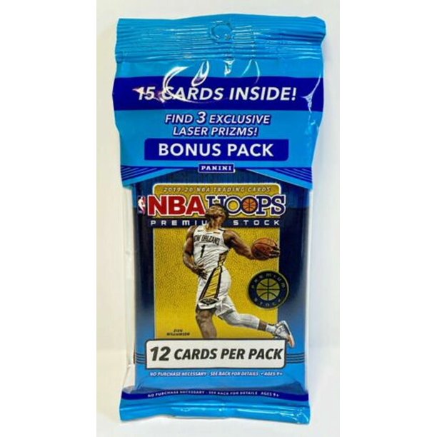 2019-20 Panini NBA Hoops Premium Stock Cello Pack