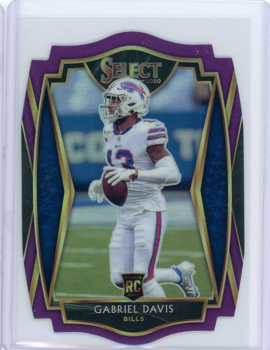 Gabriel Davis 2020 Panini Select Premier Level purple die-cut Prizm ro –  Piece Of The Game