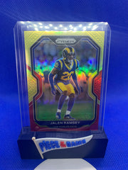 2020 Panini Prizm Jalen Ramsey Red/Yellow Prizm 26/49