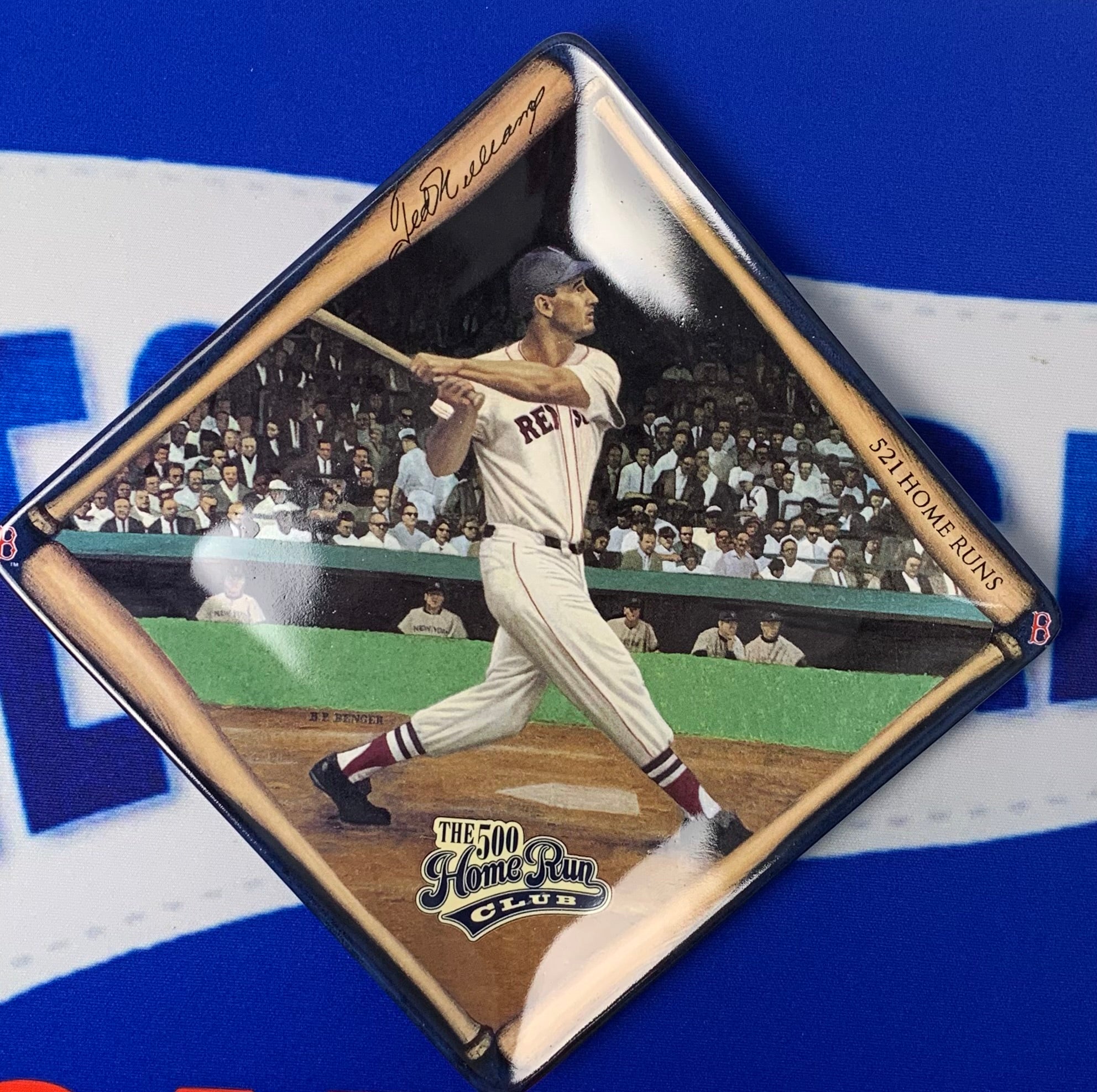 TED WILLIAMS BRADFORD EXCHANGE PLATE