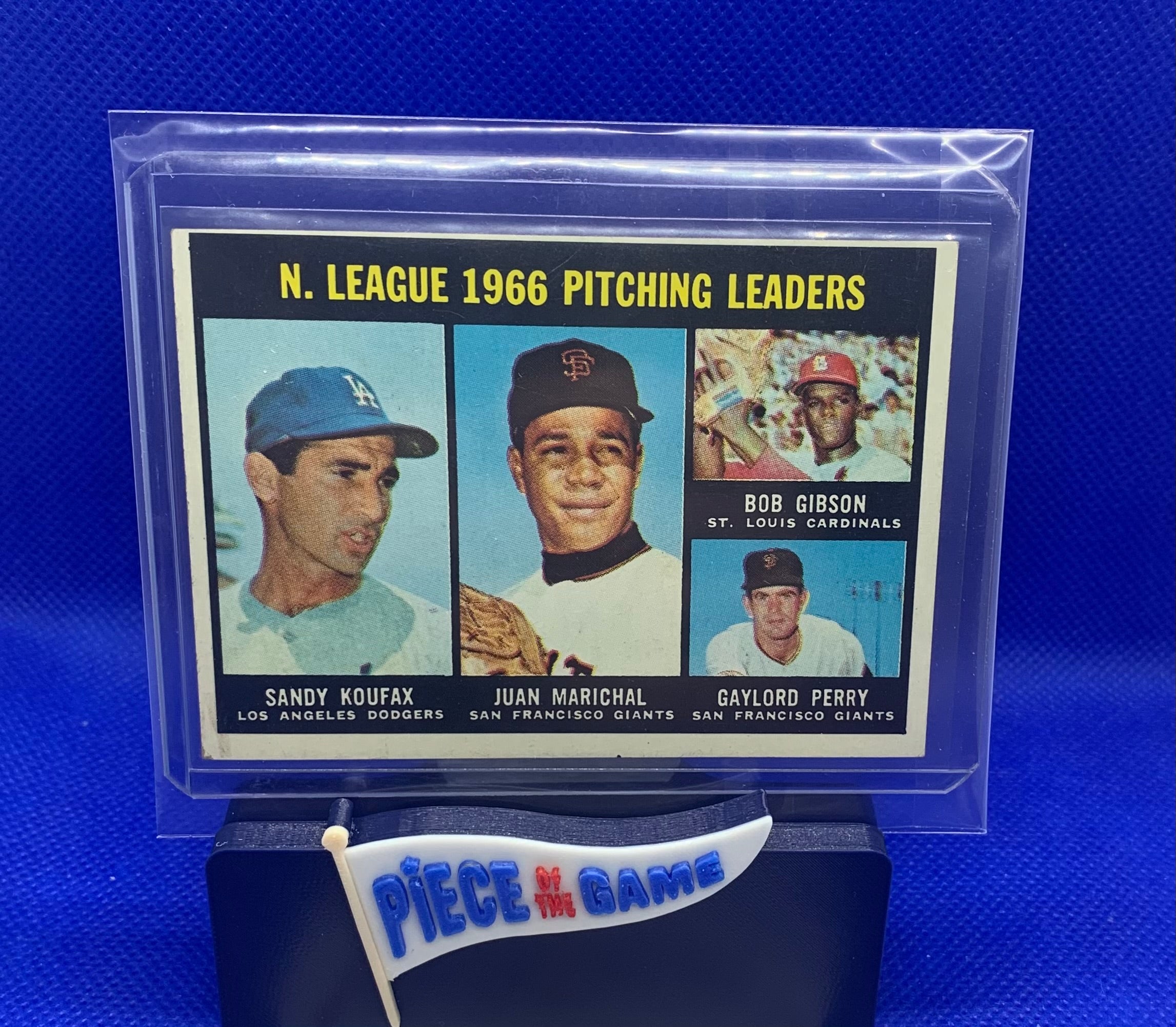 Sandy Koufax, Juan Marichal, Bob Gibson, Gaylord Perry 1966 Pitching L –  Piece Of The Game