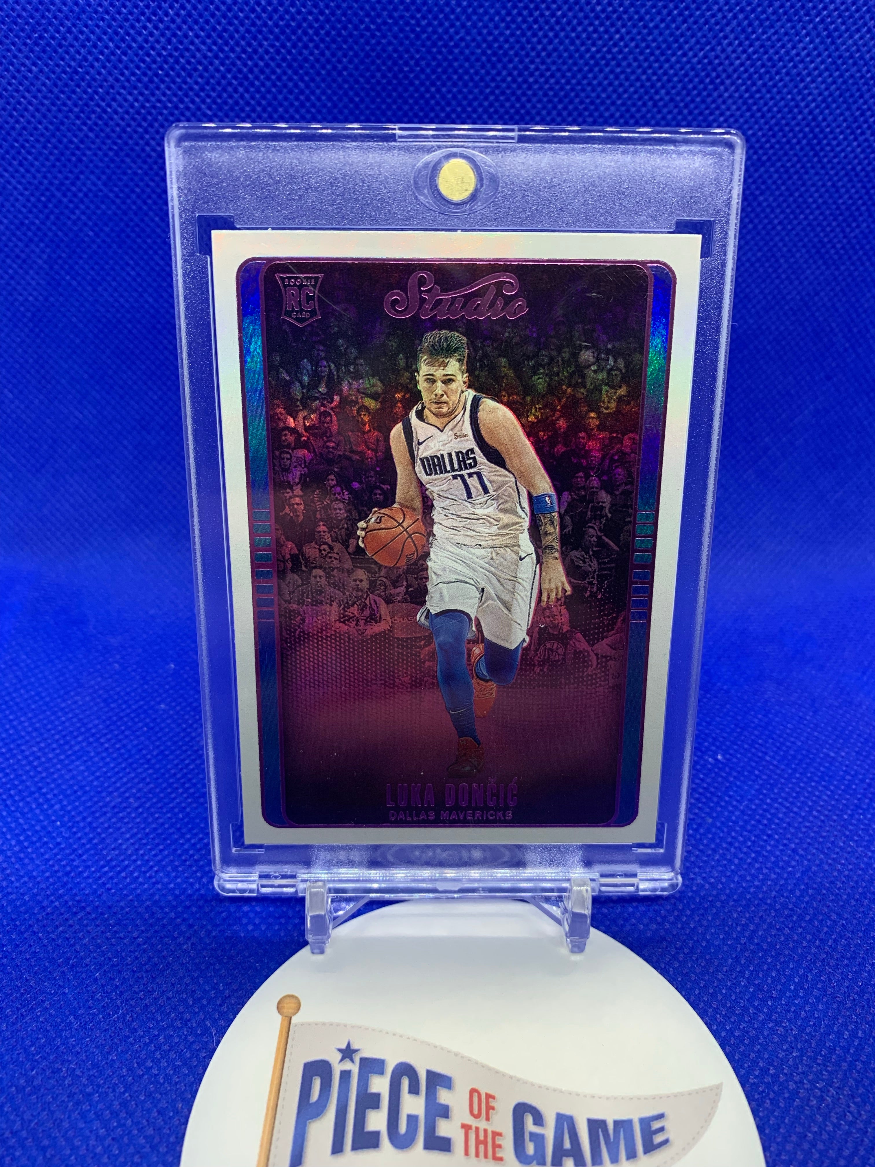 Luka Doncic 2018 Panini Chronicles Stuido Pink RC – Piece Of The